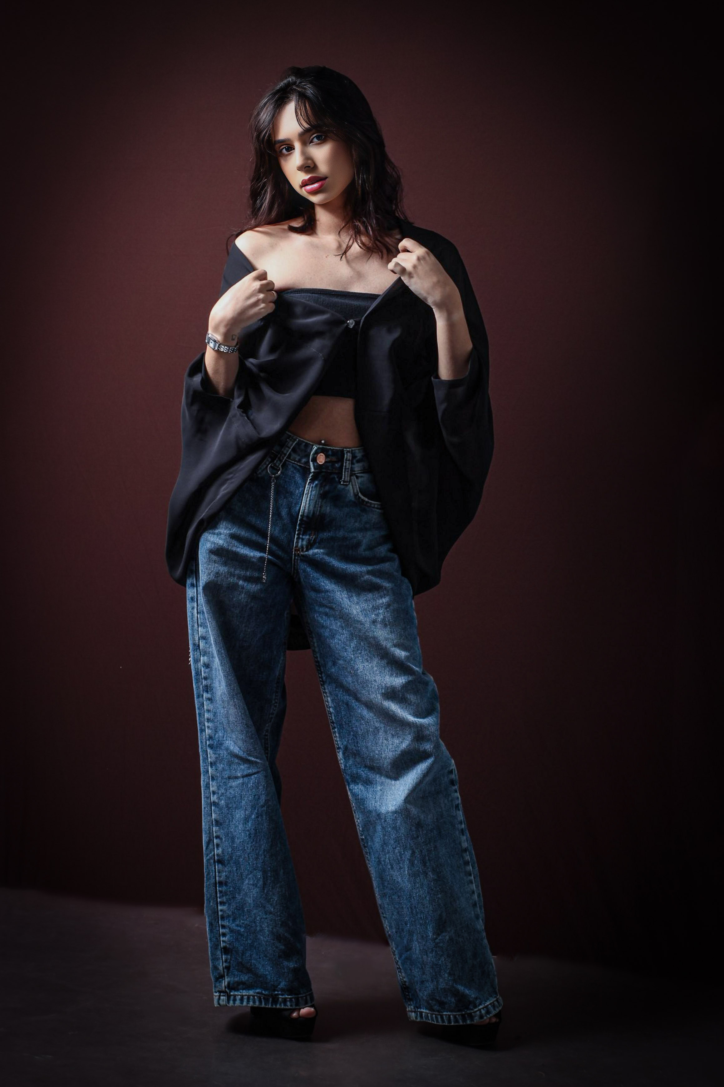 Kimono Rubra Transparente